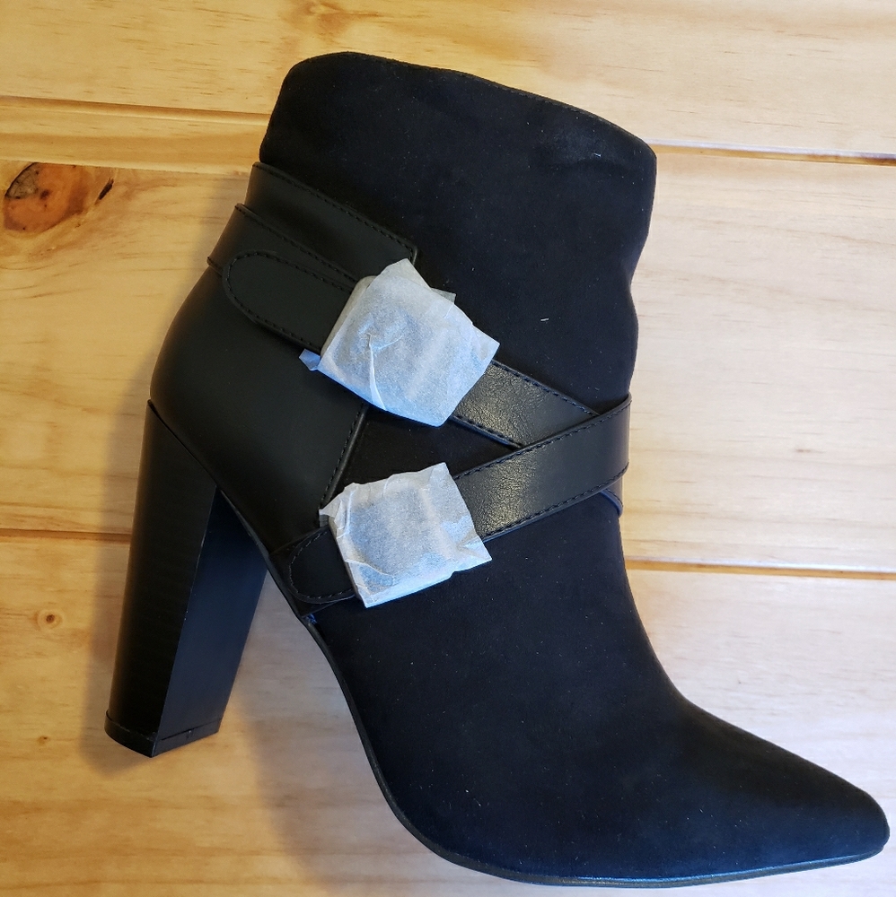 JustFab Black Bootie